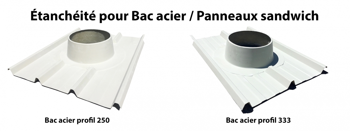 Puit de lumière bac acier et panneaux sandwich